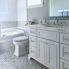 Grey-White Bath Vanity