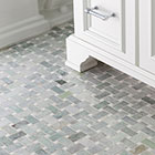 Grey-White Bath Floor
