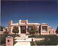 Modern residence with sandstone external veneer