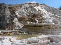 Yellowstone Park Travertine Formations