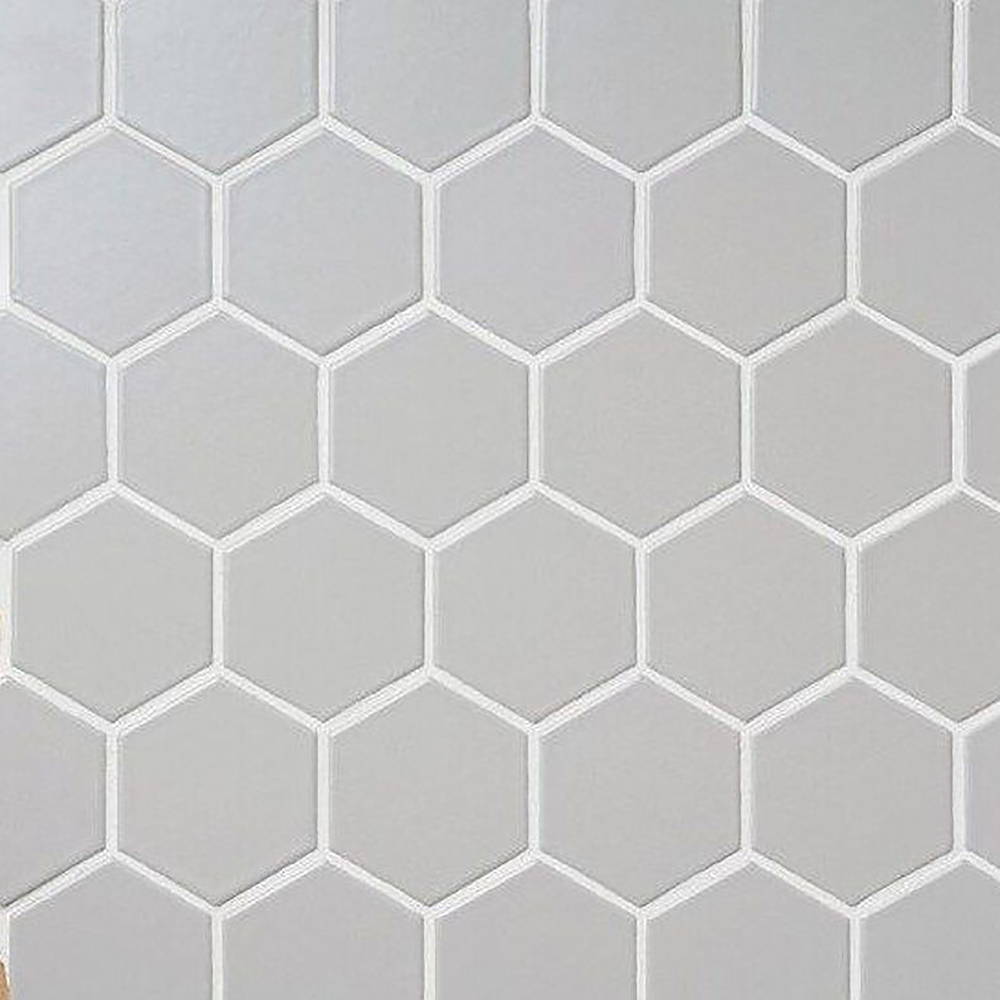 Retro HEX-24M Matte Light Grey Hex 2 inch. 